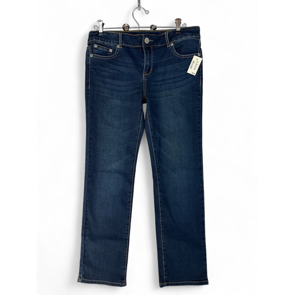 PS From Aeropostale Girls 12 Plus Skinny Jeans Blue Denim Adjustable Waist NEW